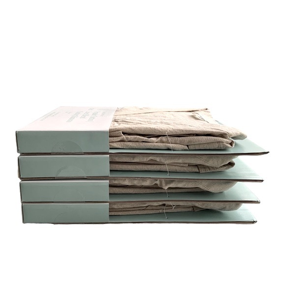 Tan Organic Cotton & Linen Blend Kimono Robe- ONLY 1 LEFT! - Picture 6 of 12